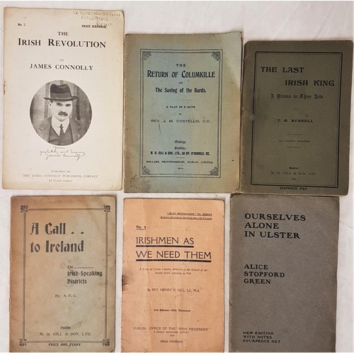 190 - A Call to Ireland. The Irish-Speaking Districts by A. B. C. Dublin, Gill; The Irish Revolution by Ja... 