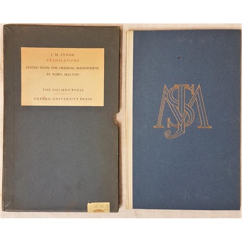 61 - J. M. Synge 'Translations', Limited Edition, signed by the Author Mervyn Wall