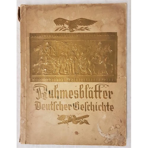 67 - Cigarette Cards: Album of 252 cards (complete) depicting German battles. No date. Published during t... 