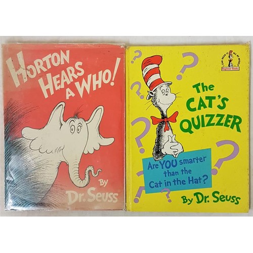 69 - Horton Hears A Who, Dr. Seuss, 1954, Random House, First Edition, Second Printing with dust wrapper ... 