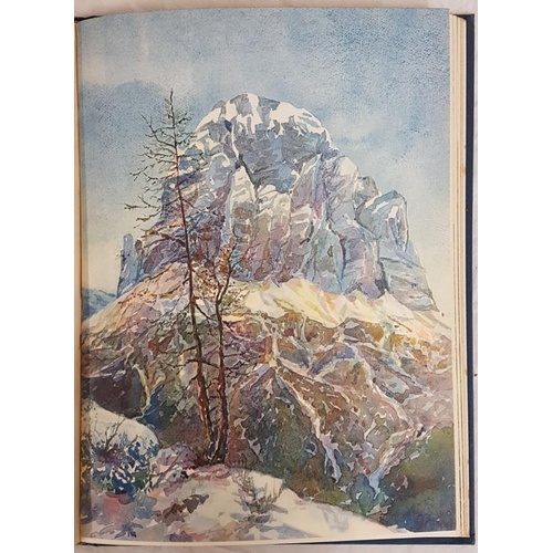 71 - O. Deitmonts  Les Dolomites. N.d. Folio. Numerous coloured and tinted plates. Decorative c... 