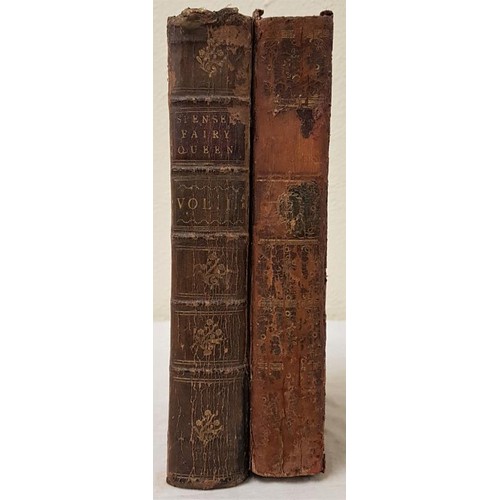 85 - Spenser Edmund. The Fairy Queen with a glossary explaining the old and ossicular words. 2 vols 1758.... 