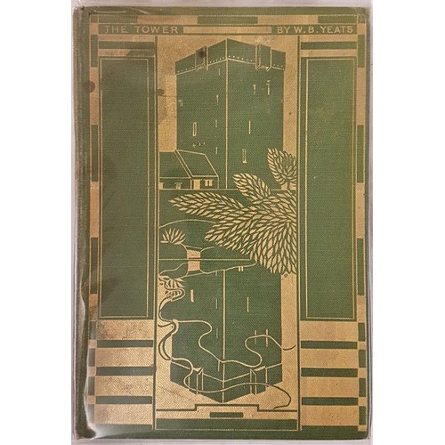 121 - W. B. Yeats The Tower 1928.   First U.S. edition with iconic Sturge Moore designed co... 