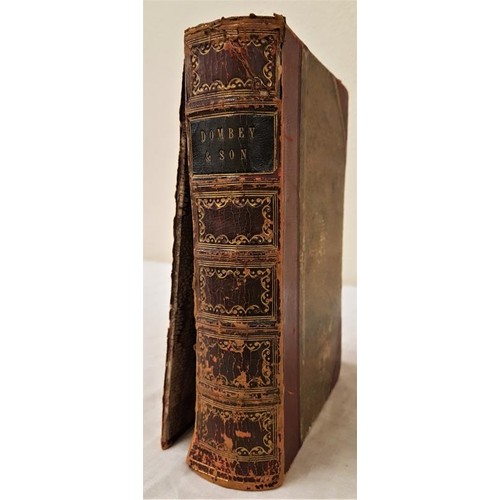125 - Dickens, Charles Dombey and Son. London, 1848 first edition (bound from the parts) 8vo. 40 etched pl... 