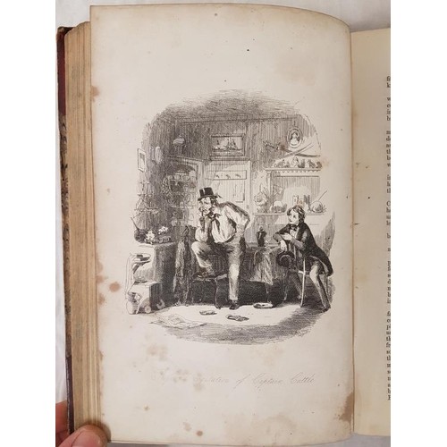 125 - Dickens, Charles Dombey and Son. London, 1848 first edition (bound from the parts) 8vo. 40 etched pl... 