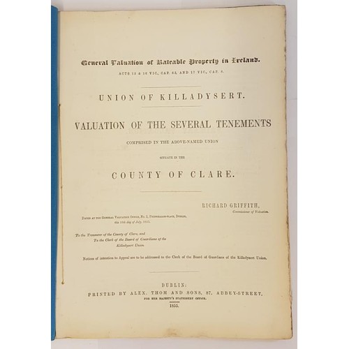 154 - Griffiths Valuation of Kildysart, County Clare