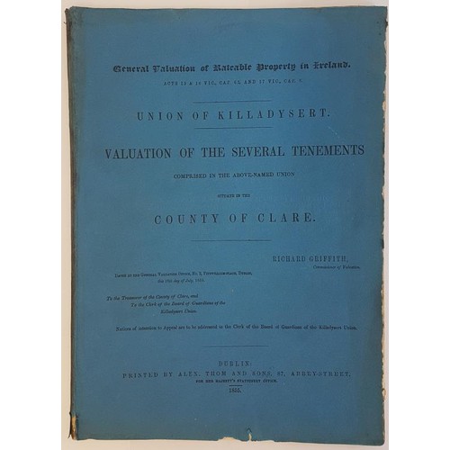 154 - Griffiths Valuation of Kildysart, County Clare