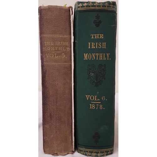 174 - The Irish Monthly - Volumes 5 and 6 with early contributions of verse by Oscar Wilde