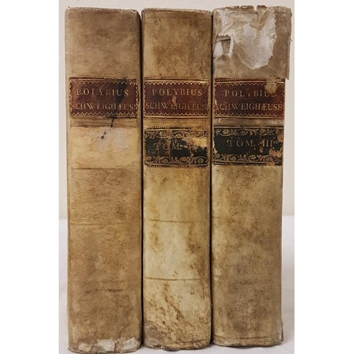 176 - Polybius - Historium 1789 - 3 volumes