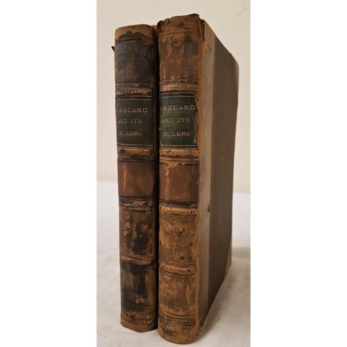 181 - Madden, Daniel Owen Ireland and its Rulers since 1829. London, 1843 2 vols. half brown calf, ex-libr... 