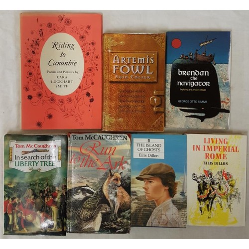 185 - 7 Childrens Books, All in Dust Jackets - Brendan the Navigator, George Otto Simms, O’Brien Pre... 