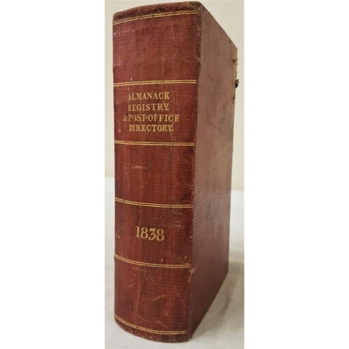 186 - Watson's Almanack, Registry and Post Office Directory 1838, Dublin, lacks map