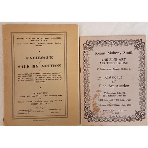 220 - Town & Country Estates. Catalogue – Sale of contents of Major Mountray, Augher, Co. Tyrone 4-6 M... 