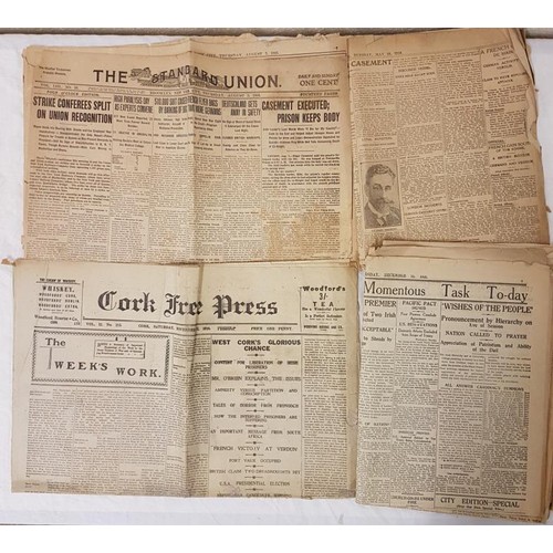 556 - A Collection of old historical newspapers published in the wake of the 1916 Easter Rising, four of w... 