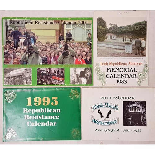 558 - Republican Resistance Calendars, 1983, 1993, 2001 and 2010 (4)