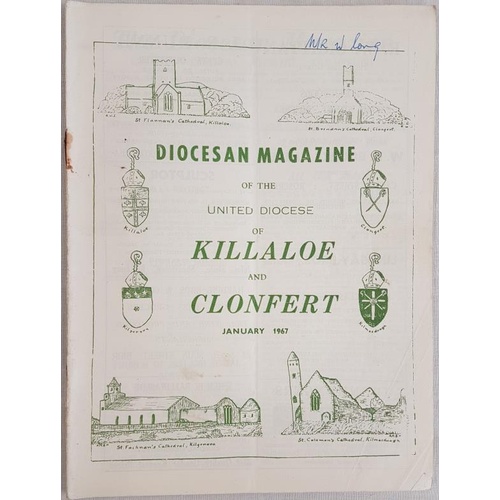 562 - Diocesan monthly magazine for the united diocese of Killaloe, Clonfert, Kilfenora and Kilmacduagh, c... 