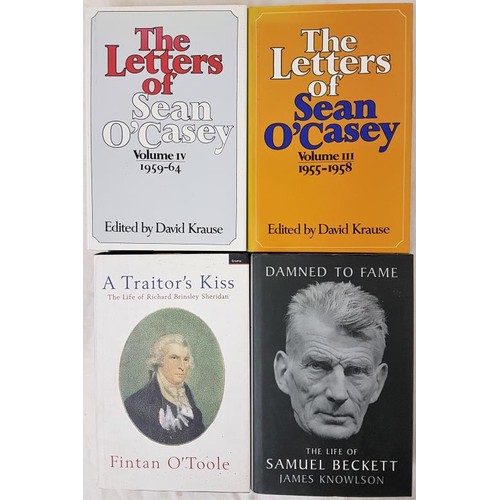 578 - A Traitor's History by O'Toole 1977, Life of Samuel Beckett by James Knowlson 1971, and Letters of S... 