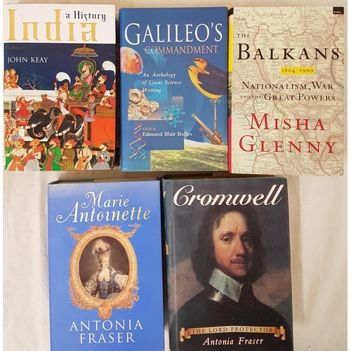 582 - India by John Keay 2000, The Balkans by Misha Glenny 1999, Galileo's Commandent by Edmund Blair Boll... 