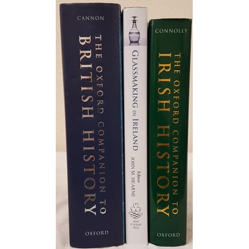585 - Glass Making In Ireland from the Medieval to the Contemporary by John Hearne, Oxford Companion to Ir... 