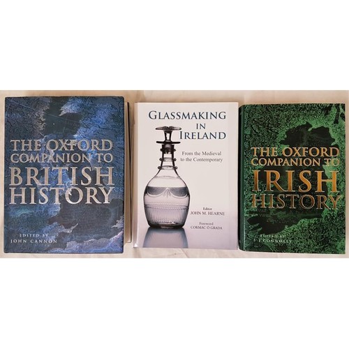 585 - Glass Making In Ireland from the Medieval to the Contemporary by John Hearne, Oxford Companion to Ir... 