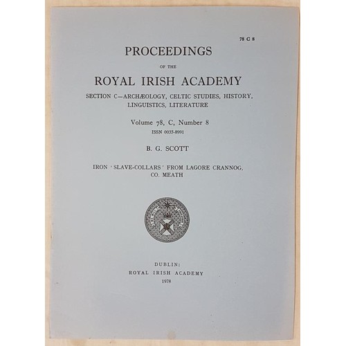 596 - Proceedings of Royal Irish Academy. Hundreds of issues on archaeology and history etc. Wonderful col... 