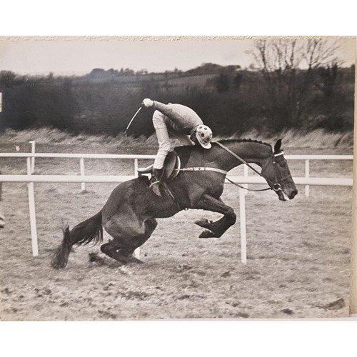 607 - Black and white Photo – 20” x 15” Benson and Hedges National Press Awards 1983 Horse Racing photo en... 