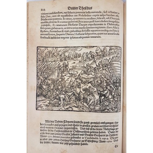 26 - Hermann Hamelmann. Oldenburghisch Chronicon Das Ist Beschreibung. 1599. First edition. Numerous fine... 