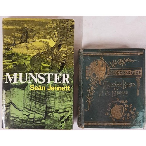 45 - W.M.Kennedy. The Poets & Poetry of Munster. 1860 and Sean Jennett. Munster. 1967. 1st edit. Illu... 