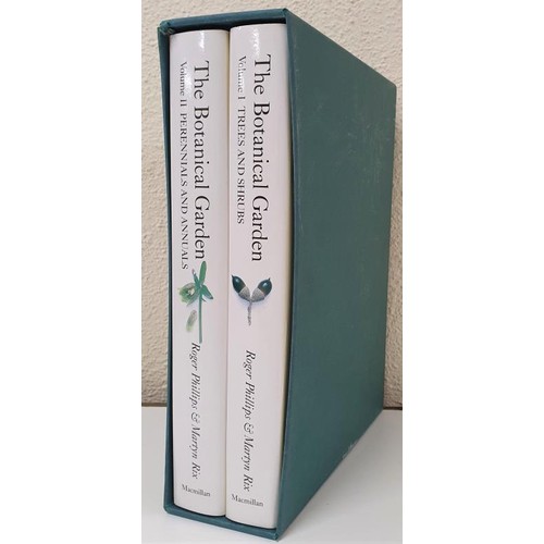 52 - The Botanical Garden by Roger Phillips and Martyn Rix, Vols 1 and 2 in original slipcase
