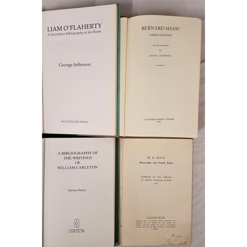48 - Irish Author Bibliographies:  Jefferson, G. Liam O’Flaherty Bibliography, 1993; Hayley, B... 