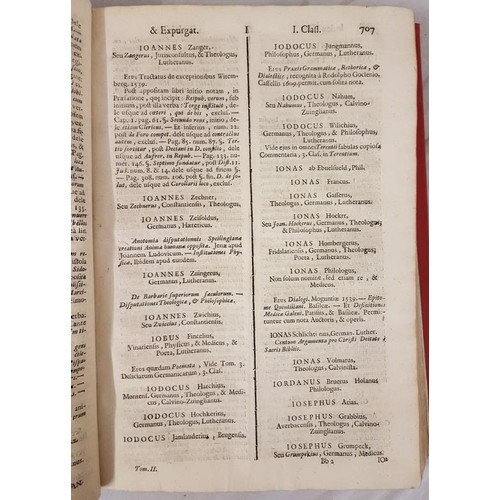 63 - Spanish Inquisition - the ‘Index’ of forbidden books: Index Librorum Prohibitorum, ac Ex... 