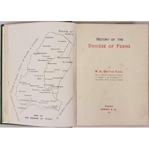 83 - W. H. Grattan Flood History of The Diocese of Ferns 1916. 1st edit. Illustrated. Loosely insert... 