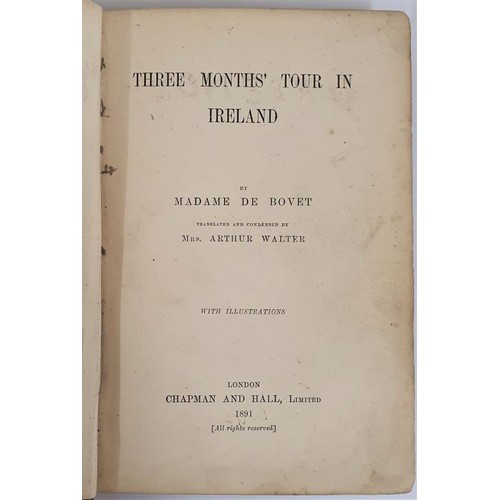 97 - Madam de Bovet Three Months Tour in Ireland, London 1891 (1)