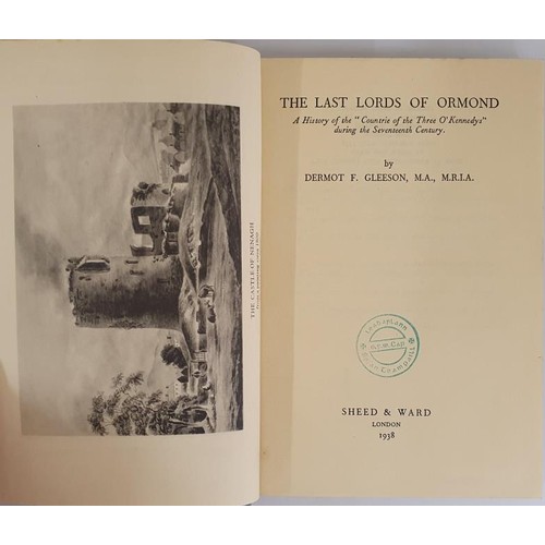 101 - Dermot Gleeson The Last Lords of Ormond, London 1938 (1)