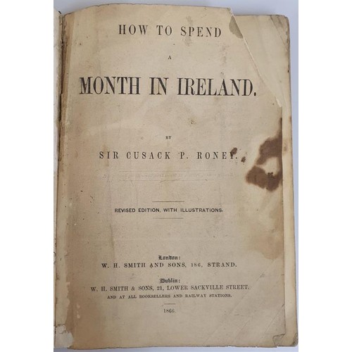 116 - Sir Cusack P Roney How to Spend a Month in Ireland, London 1866 (1)