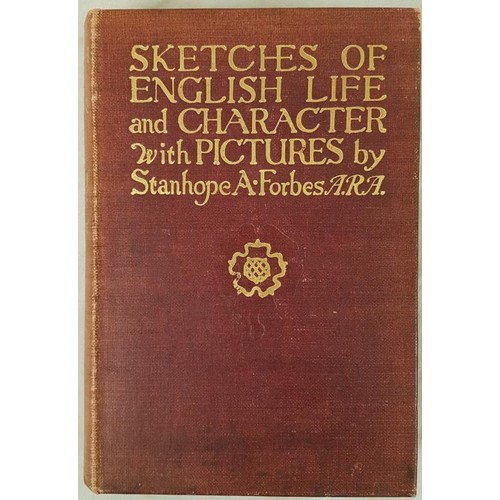 121 - M. Mitford. Sketches of English Life and Character. 1909. 1st. Illustrated in colour by Limerick bor... 