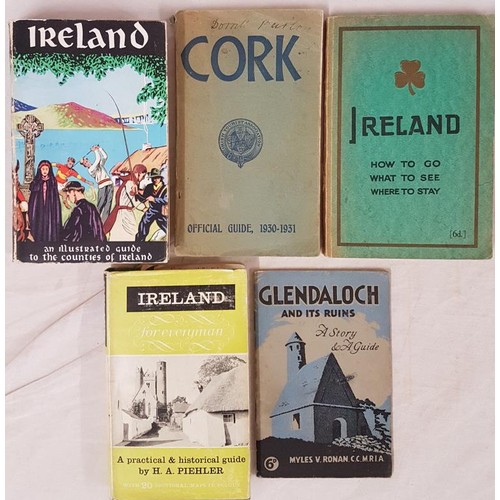 126 - H.Piehler Ireland For Everyman and 4 other Irish travel works