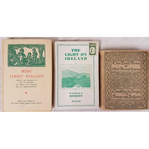 135 - Alfred P. Graves The Irish Poems of Graves 1908, 1st;  Pamela Hinkson The Lights of I... 