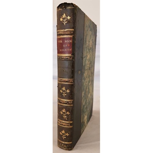 137 - John O Donovan, Leabhar na gCeart, the Book of Rights, 1847, The Celtic Society, 326 pps 8vo. Half l... 