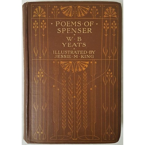139 - W.B. Yeats Poems of Spenser c. 1906. With colour plates by Jessie M. King. Decorative gilt clot... 