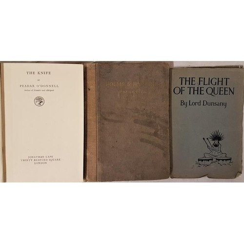 151 - Lord Dunsany The Flight of The Queen  c. 1920;  T. M. Kettle Poems and Paro... 