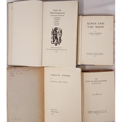 153 - Robert Farren associated: Twelve Poems, Maurice Craig, D. 1942, privately printed; signed copy to Ro... 