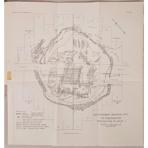 169 - Crannogs:  H. O’Neill Henken. Ballinderry Crannog No. 1 [Co. Westmeath] Proc. R.I.A., 193... 