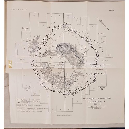 169 - Crannogs:  H. O’Neill Henken. Ballinderry Crannog No. 1 [Co. Westmeath] Proc. R.I.A., 193... 