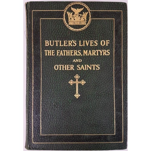 198 - Butler's Lives Of The Fathers, Martyrs and Other Saints - 4 vol set, decorative gilt calf binding... 