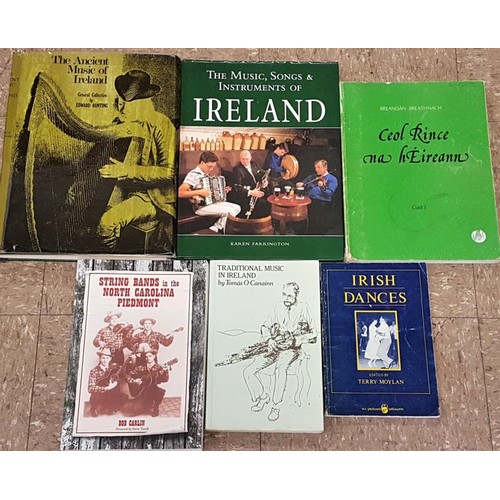496 - The Ancient Music of Ireland by Edward Bunting, Irish Dances by Terry Moylan, Ceol Rince na hÉ... 