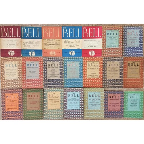 509 - The Bell.   21 assorted different issues of this great literary magazine, 1940-1950s. (21)... 