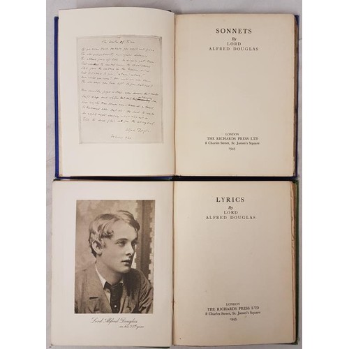 543 - Lord Alfred Douglas Sonnets 1943;  and Lyrics 1942 (2)