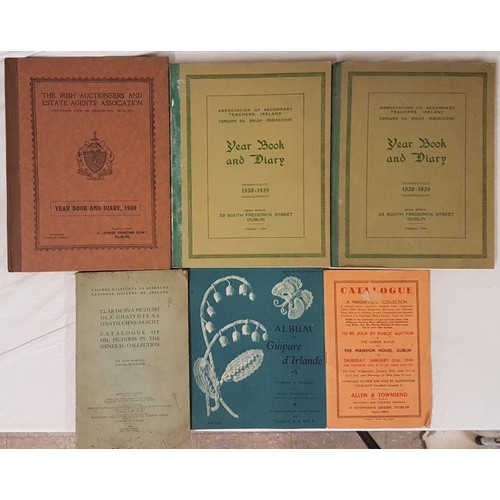 573 - The Irish Auctioneers and Estate Agents Association Yearbook and Diary, 1939 and 5 others