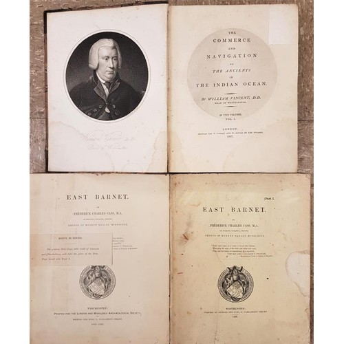 577 - William Vincent. The Commerce and Navigation of the Ancients in The Indian Ocean. 1807. 1st edit. La... 